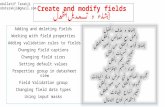 Lesson9 Create and Modify Fields