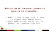 Session 2: Liberibacter solanacearum comparative genomics and diagnostics