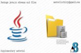 java.io - streams and files