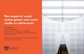 The impact of social casino games and social media on adolescents