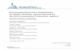 Environmental Laws: Summaries of Major Statutes Administered by ...