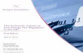 The Economic Impact of Interchange Fee Regulation in the UK
