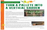 Turn a Pallete into a Vertical Garden