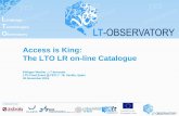 The LTO LR on-line Catalogue