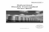 Meridian Double Wall Galvanized Grain Bin Operators Manual