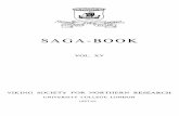 Saga-Book of the Viking Society