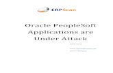 Oracle PeopleSoft Applications are Under Attack