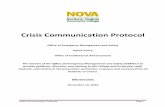 NOVA Crisis Communication Protocol