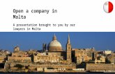 Open a Company in Malta