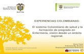 El sistema Colombiano de salud y la formación de pregrado en ...
