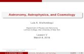 Astronomy, Astrophysics, and Cosmology