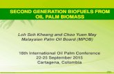 SECOND GENERATION BIOFUELS FROM OIL PALM BIOMASS