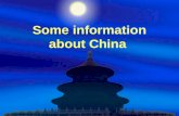 General informatin about china