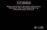Resultados Preliminares Censo de Población y Vivienda 2012