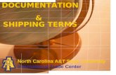 Documentation and Shipping Terms by the International Trade Center