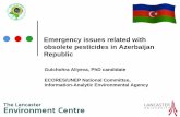 an assessment of pops pollution in the air and soil of azerbaijan