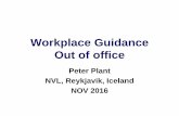 Workplace Guidance Out of office - Peter Plant