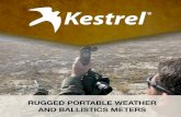Kestrel Ballistics Catalog (Military)