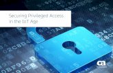 Securing privileged access in the IoT age