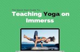 How To Start Teaching Yoga On Immerss