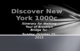 Brooklyn Bridge Itinerary 2