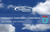 Integration Automation Celebration
