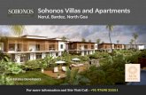 Sohonos Villas and Apartments at Nerul, Bardez, North Goa by Sun Estates