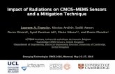 Impact of Radiations on CMOS-MEMS Sensors and a Mitigation Technique