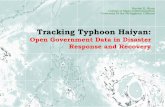 Tracking Typhoon Haiyan: Open Government Data in Disaster Response and Recovery
