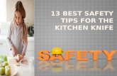 Safety tips for kitchen knife