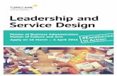 Master Leadership and Service Design