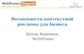 Антон Воронюк (WebPromoExperts): Кому нужен контекст?