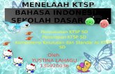Menelaah KTSP Bahasa Indonesia Sekolah Dasar (SD)