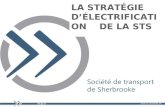 La stratégie de l’électrification de la STS