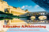 Effective Architecting: Best Practices for Software Architects