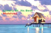 Luxury Hotels in Maldives | Holidayhops