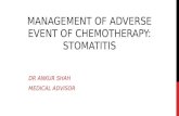 Stomatitis in oncology