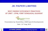 Best Practices adopted by JK Paper Limited, Unit