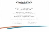 ClubsNSW Board of Directors Training Certificate 2016