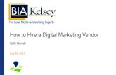 LSA Bootcamp Charlotte: How to Hire a Digital Marketing Vendor (BIA/Kelsey)