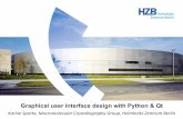 Graphical user interface design with Python & Qt
