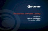 The Business of Mobile Gaming - Flurry: NGDC 2012