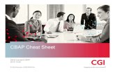 CBAP Cheat Sheet