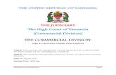THE JUDICIARY The High Court of Tanzania [Commercial Division ...