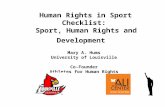 Human Rights in Sport Checklist