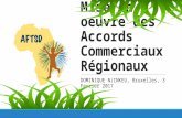 Briefing de Bruxelles 47: Dominique Njinkeu "Défis et succès dans la mise en œuvre des accords commerciaux régionaux"
