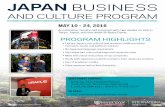 Summer Japan Business and Culture flyer