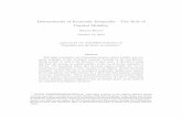 Determinants of Economic Inequality - The Role of Capital Mobility