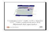 Ventilador LTV™ 1200 / 1150 y Sistema LTV™ 1200 Condicional ...