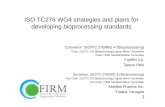 ISO TC276 WG4 strategies and plans for developing bioprocessing ...